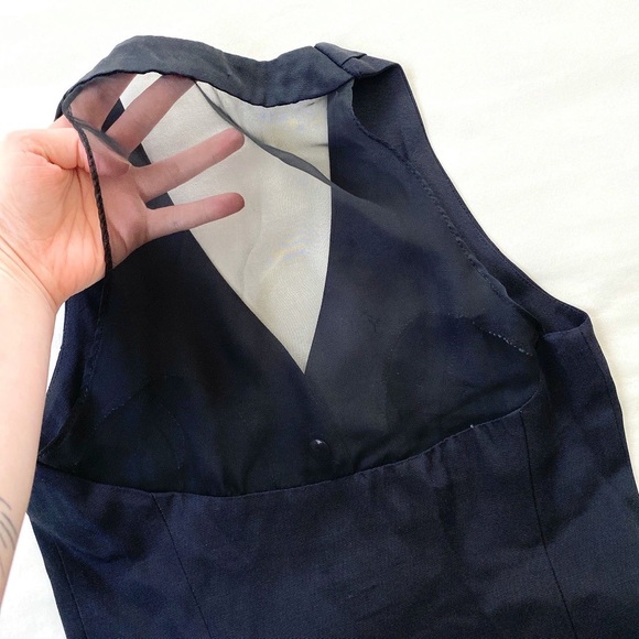 🌘 Vintage Sheer-back Vest 🌒 - Picture 3 of 4